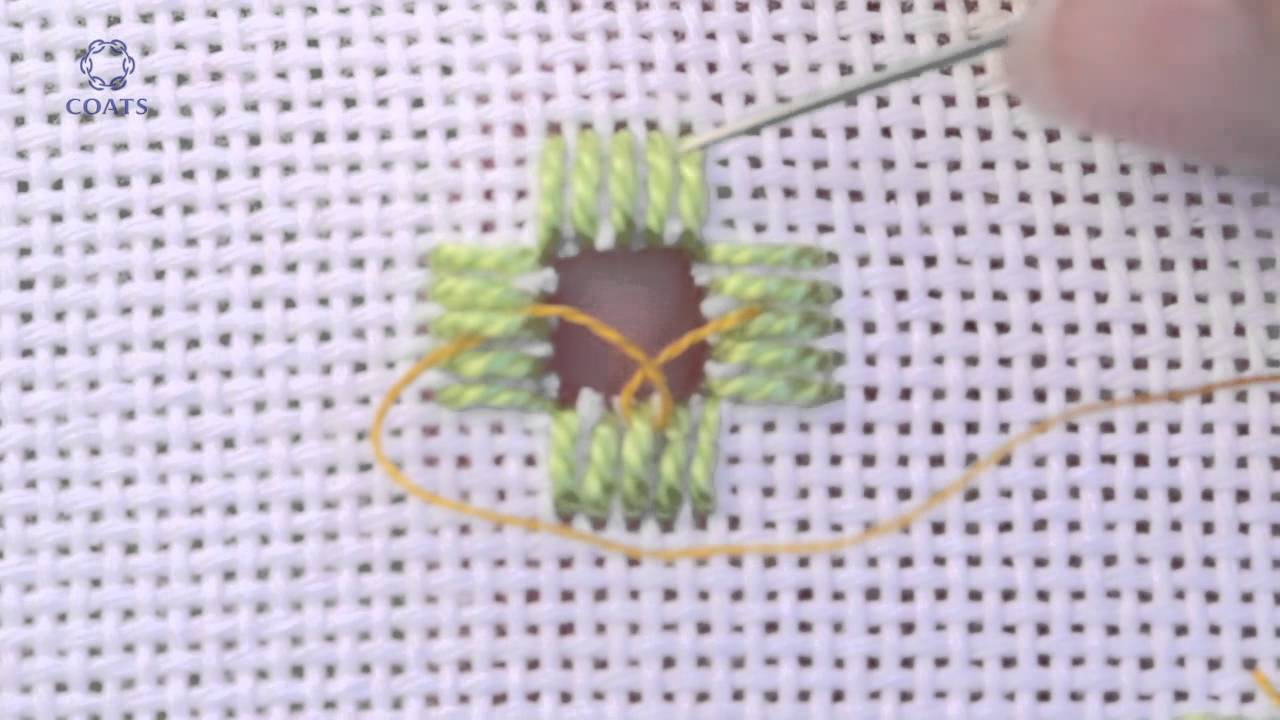 Learn How To Use Doves Eye Filling Stitch