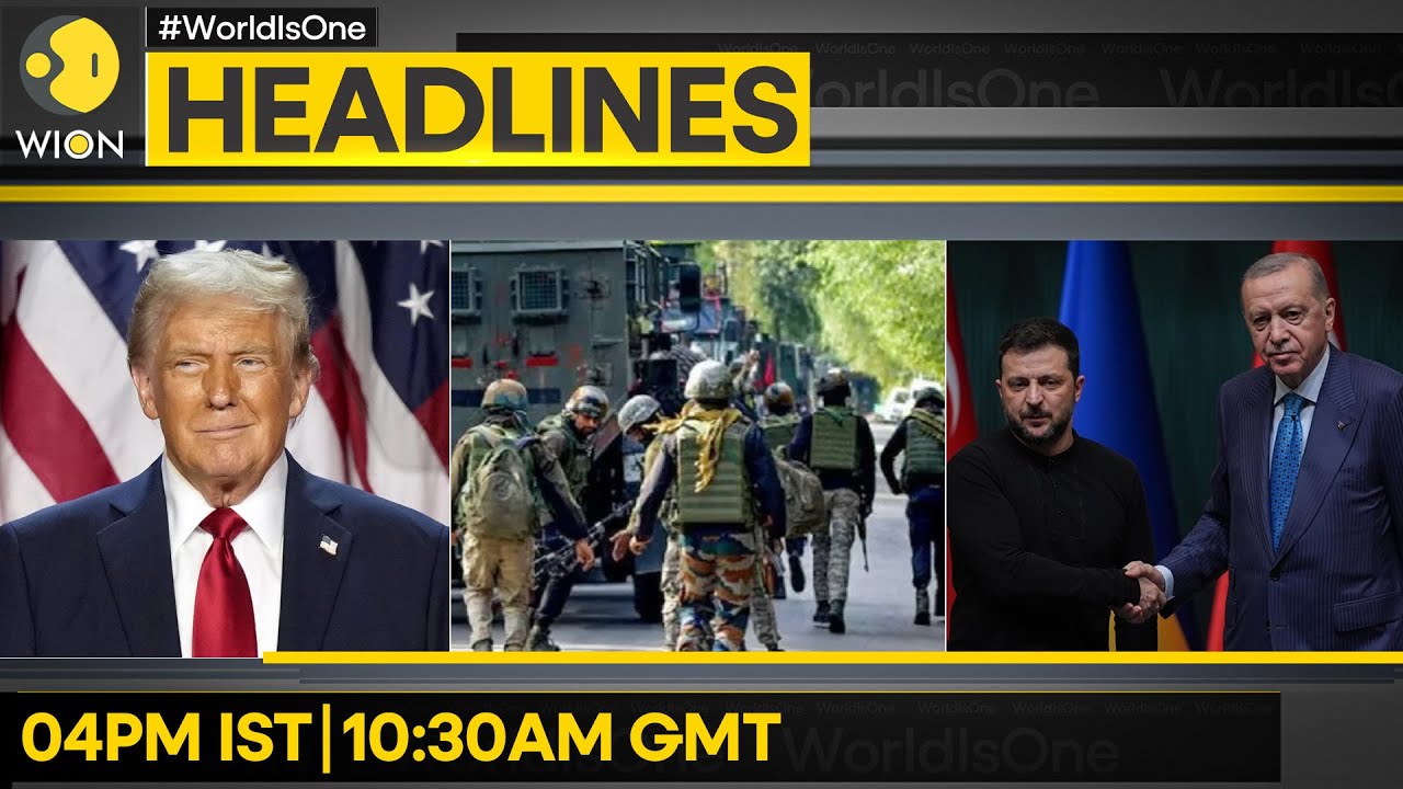 Tral Encounter: 3 Jaish Terrorists Killed | Russia-Ukraine Peace Talks Today In T&uuml;rkiye | Headlines