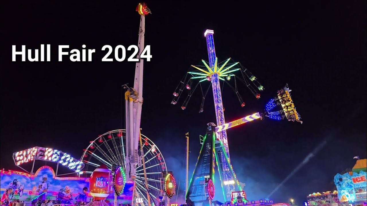 Hull Fair very busy last day October 2024
