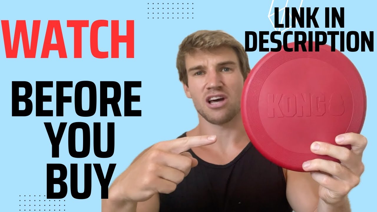 Honest Review of the KONG Flyer - Tough Dog Toy - Durable Rubber Flying Disc