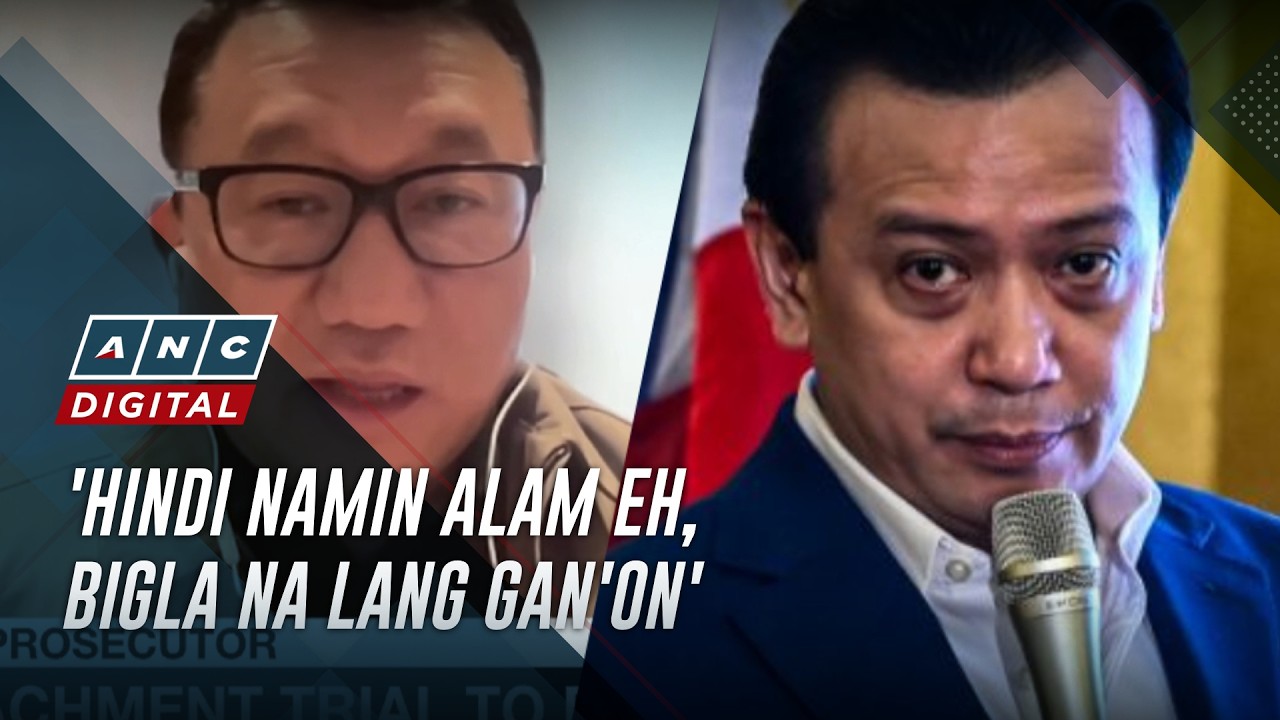 'We were surprised': Chua on Trillanes' withdrawal as witness | ANC