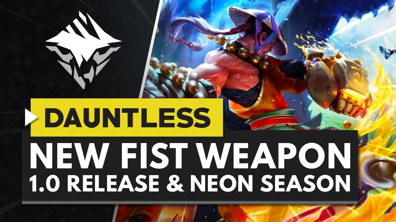 DAUNTLESS | New Aether Strikers Weapon, Official 1.0 Launch & Neon Skies Round Up