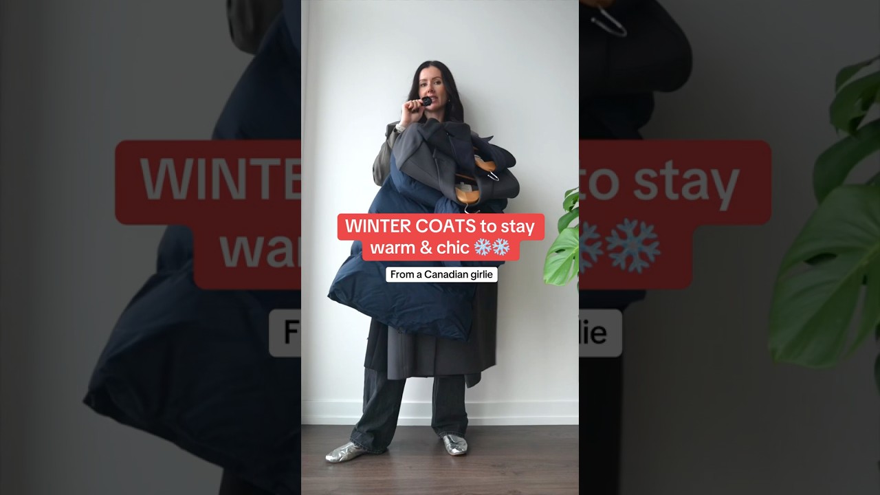 The only 3 coats you need to stay warm & chic this winter ❄️