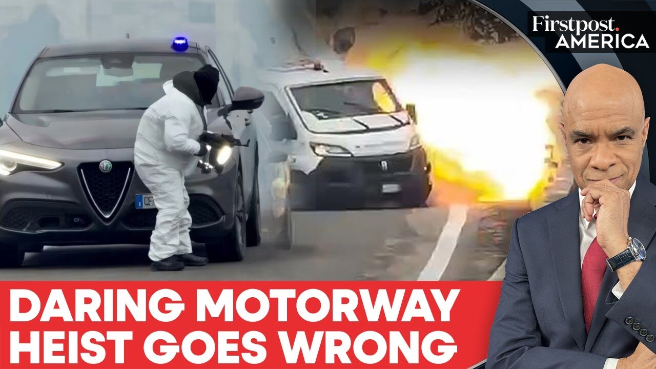 Italy: Robbers Posing As Police Blast Money Van In Failed Attempt On Motorway | Firstpost America