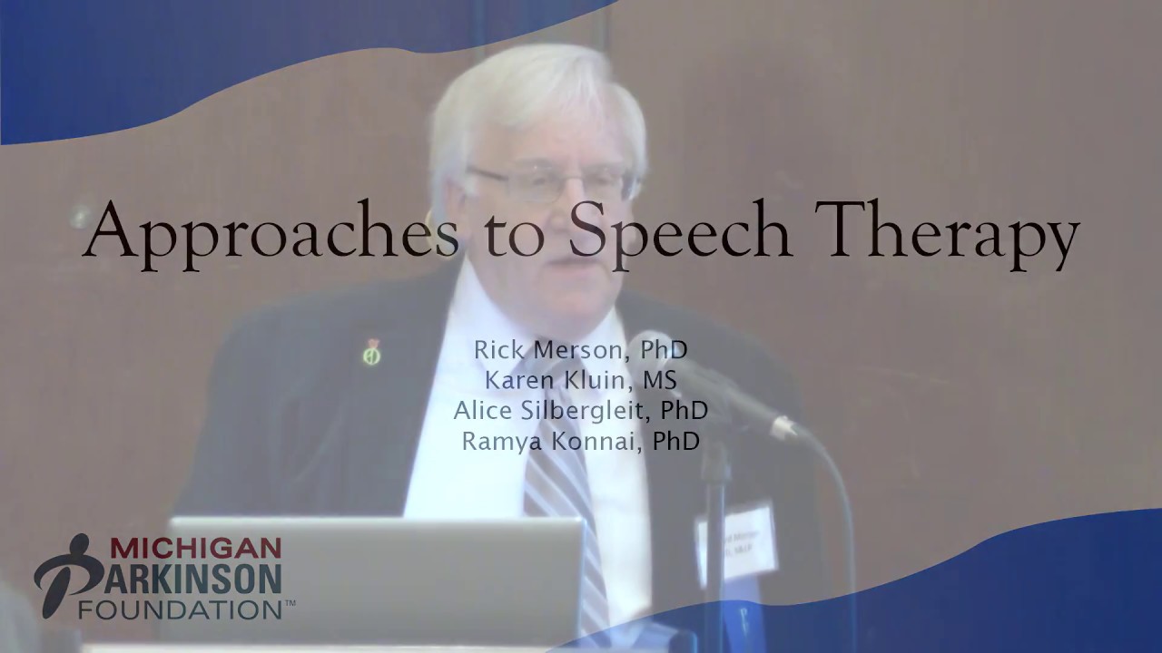 Michigan Parkinson Foundation - Symposium 2016: Approaches to Speech Therapy