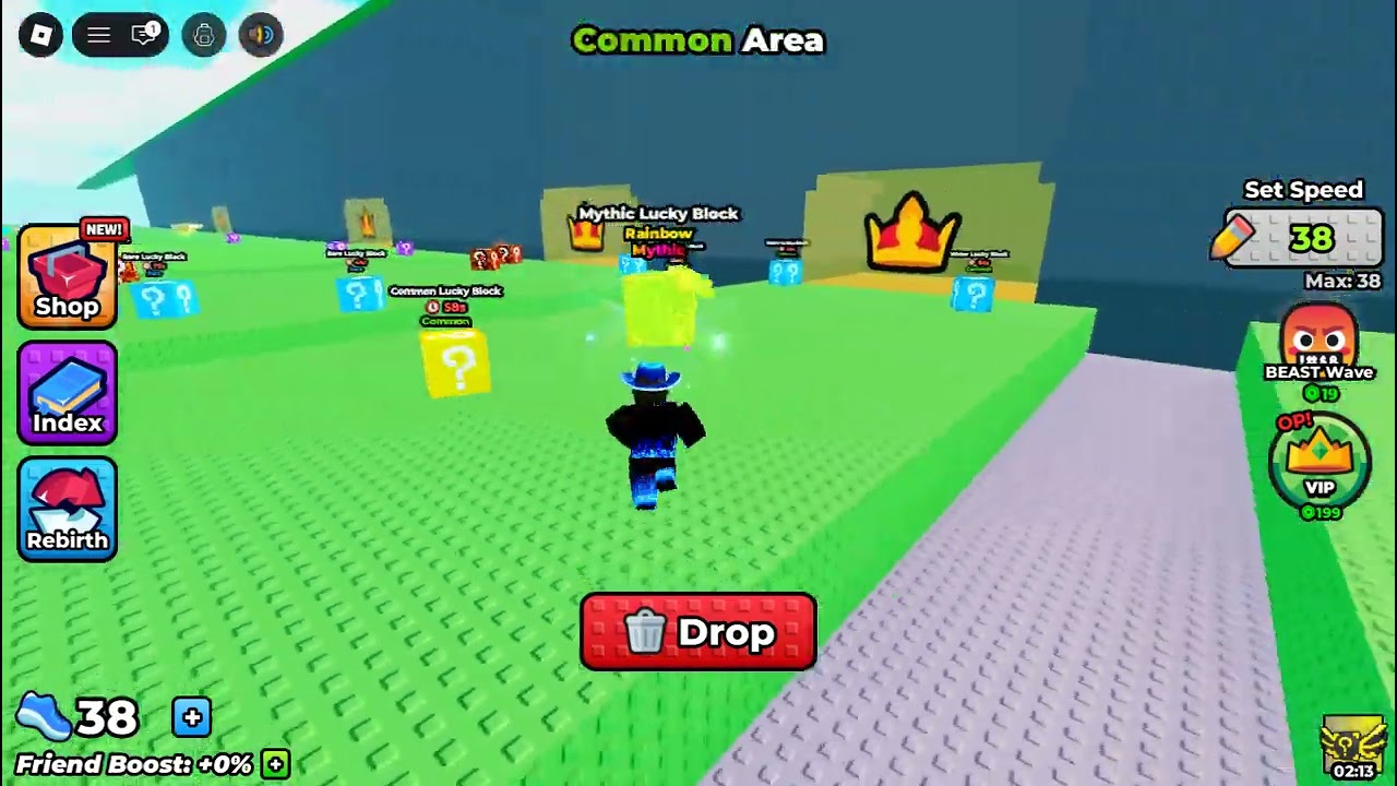 ROBLOX ESCAPE WAVES FOR LUCKY BLOCKS