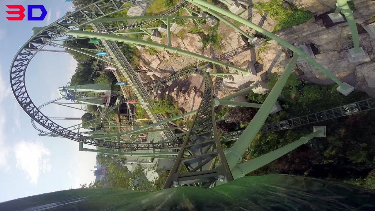 Helix 3D front seat on-ride HD POV Liseberg