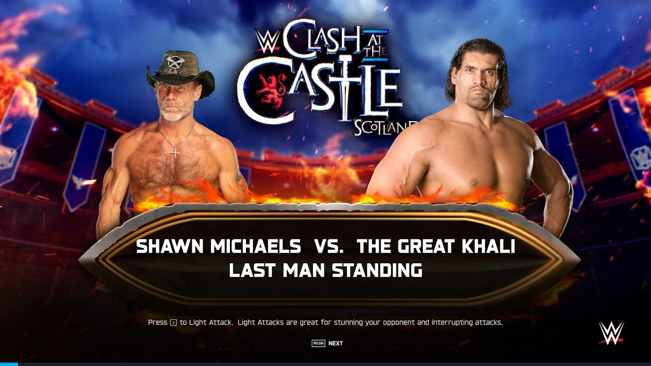 Shawn Michaels vs The Great Khali – Last Man Standing Match | Legendary Clash!