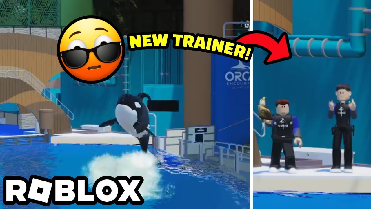SeaWorld Entertainment's NEW TRAINER EMMANUEL! (ROBLOX)