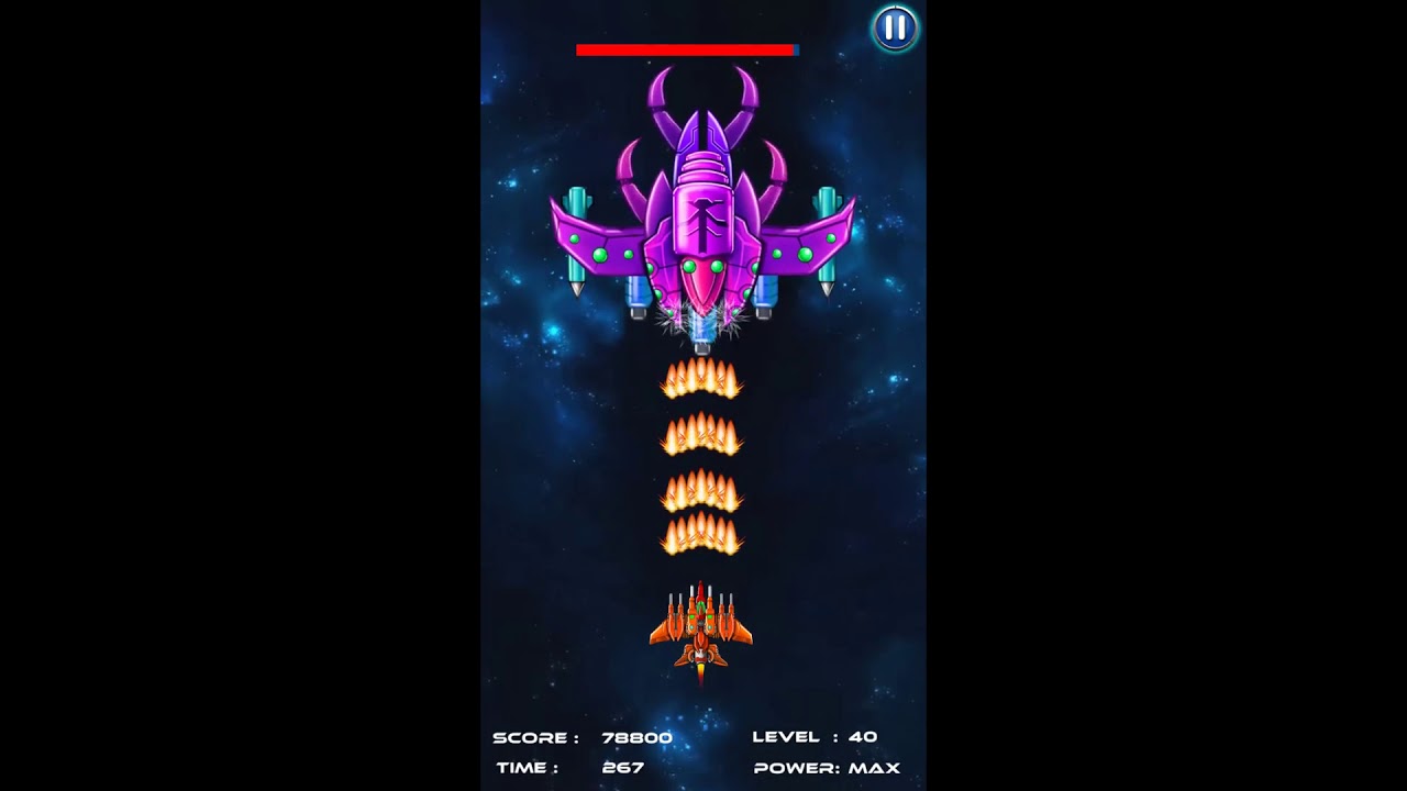 Galaxy Attack: Alien Shooter All Boss Easy Mode