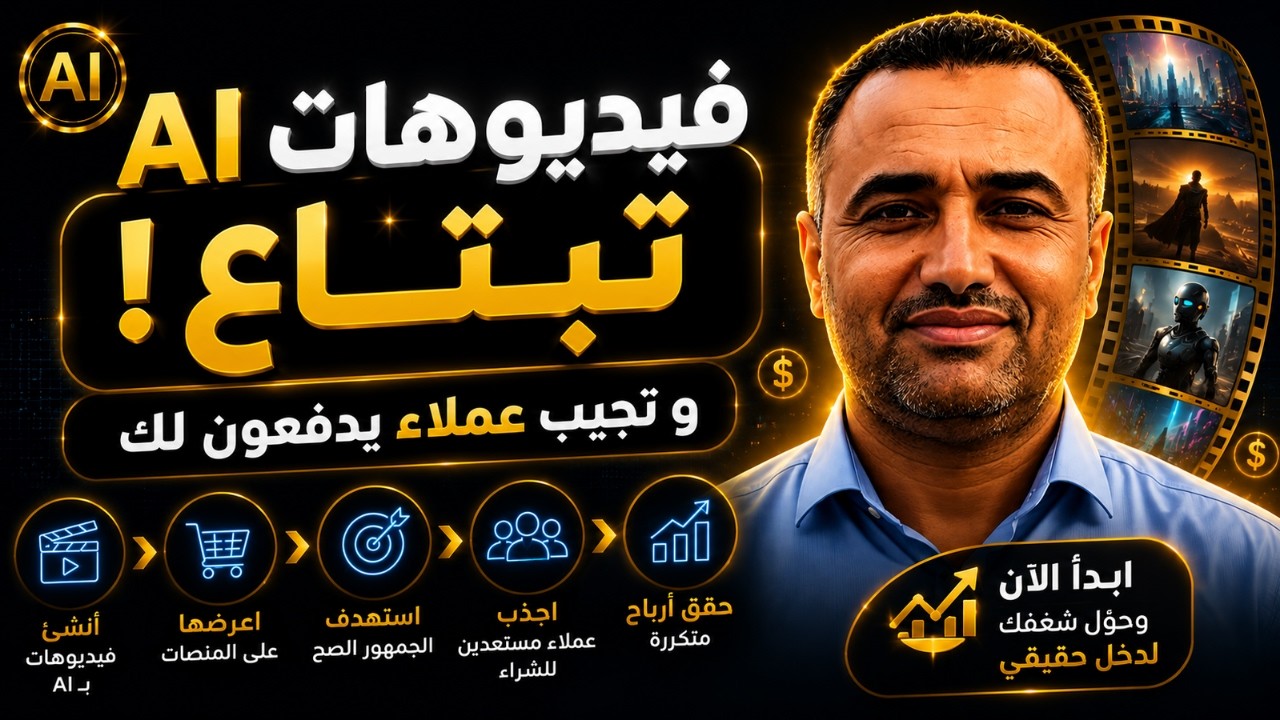 كيف تجيب عملاء لفيديوهات AI خلال أيام 🔥