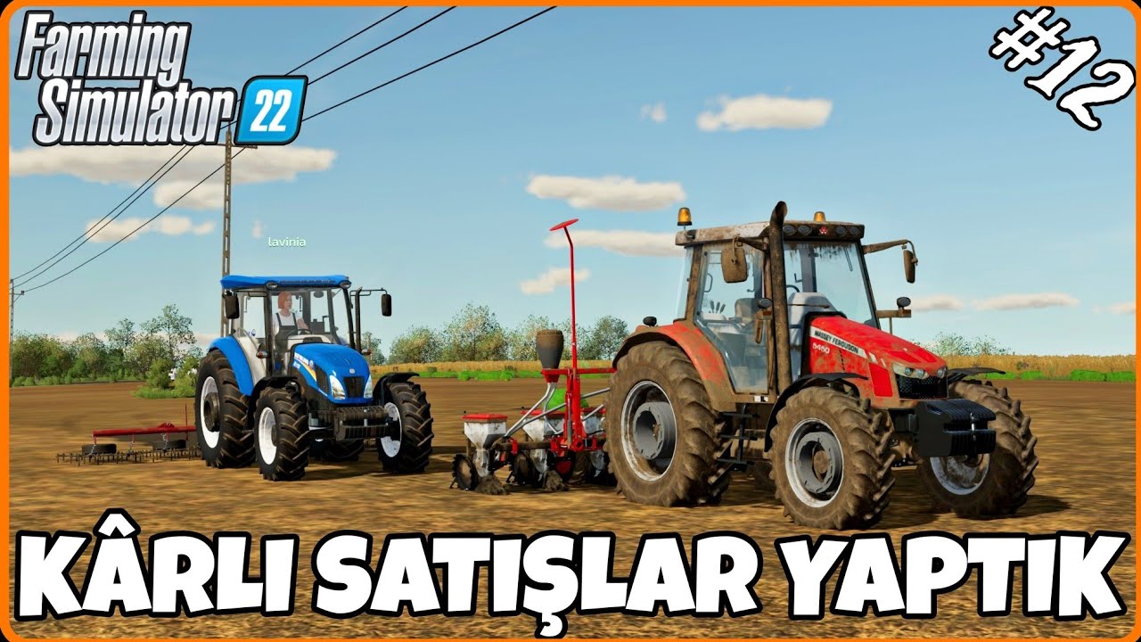 TARLADAKİ AĞAÇLARIN HEPSİNİ KESTİK ● KURBANLIK BOĞALARI VE AĞAÇLARI SATIP TARLA ALDIK ●FS22 GAMEPLAY