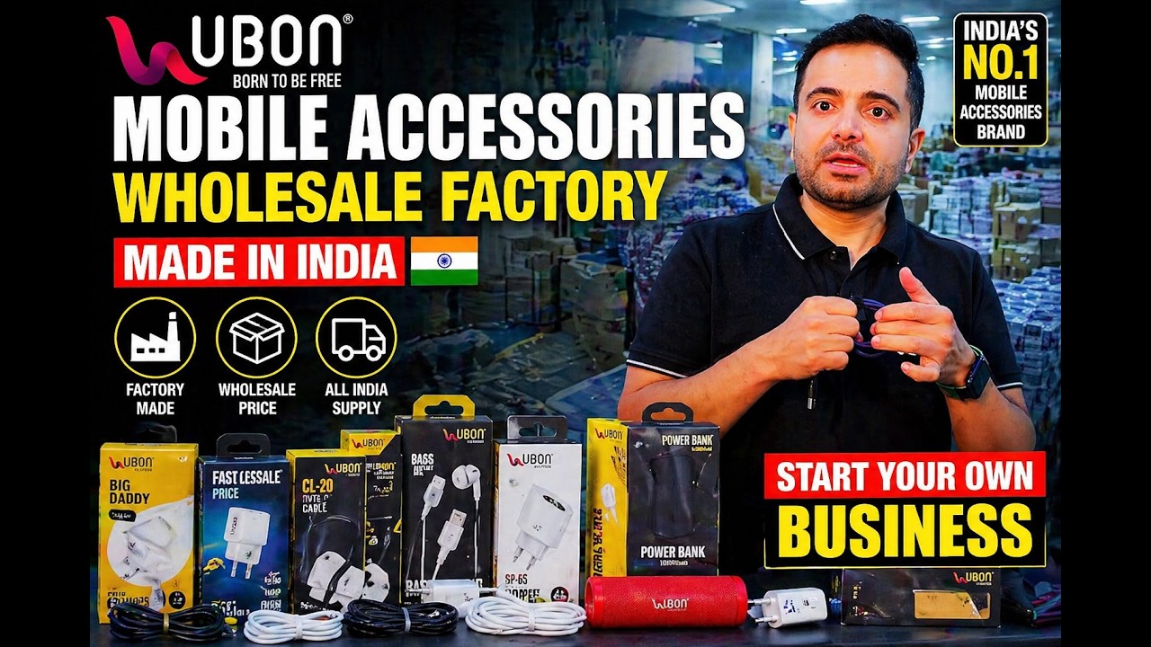 Inside UBON Factory 🔥 | Mobile Accessories Manufacturing Tour Welcome Telecom Varanasi