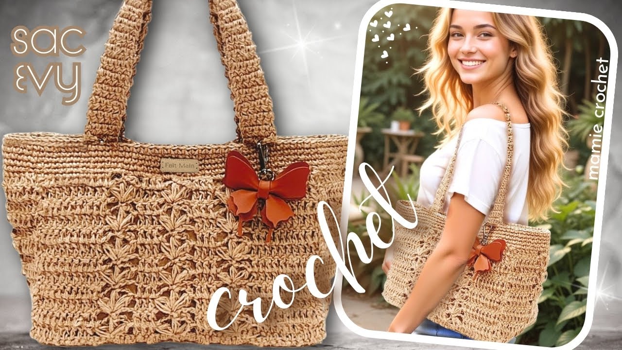✨ SAC EVY AU CROCHET GRAND VOLUME TRES TENDANCE !!! ✨ TUTO DEBUTANTE @MamieCrochet