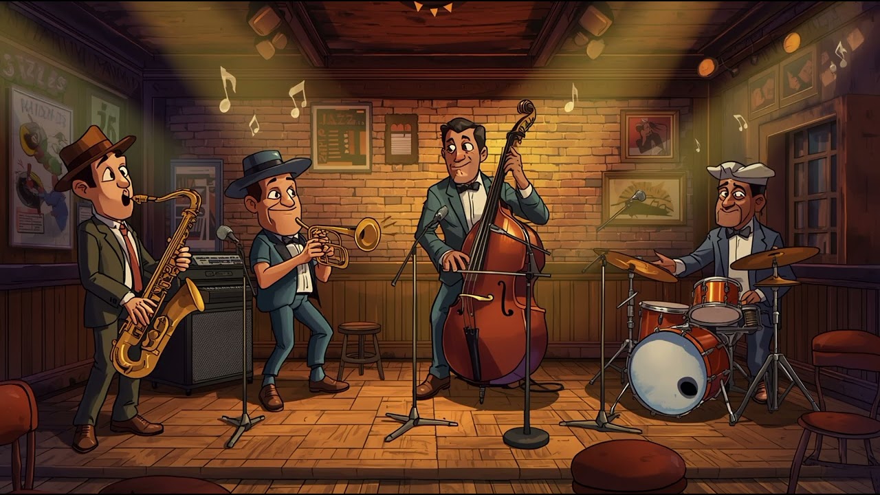 Jazz-blues-swing instrumental music/Original instrumental music/Chill soft background Music 