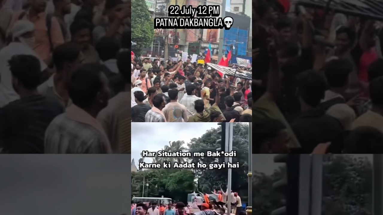 Bihar Is Not For Beginners 💀 #shorts #protest #patna #bihar #youtubeshorts #dharmendra #narendramodi