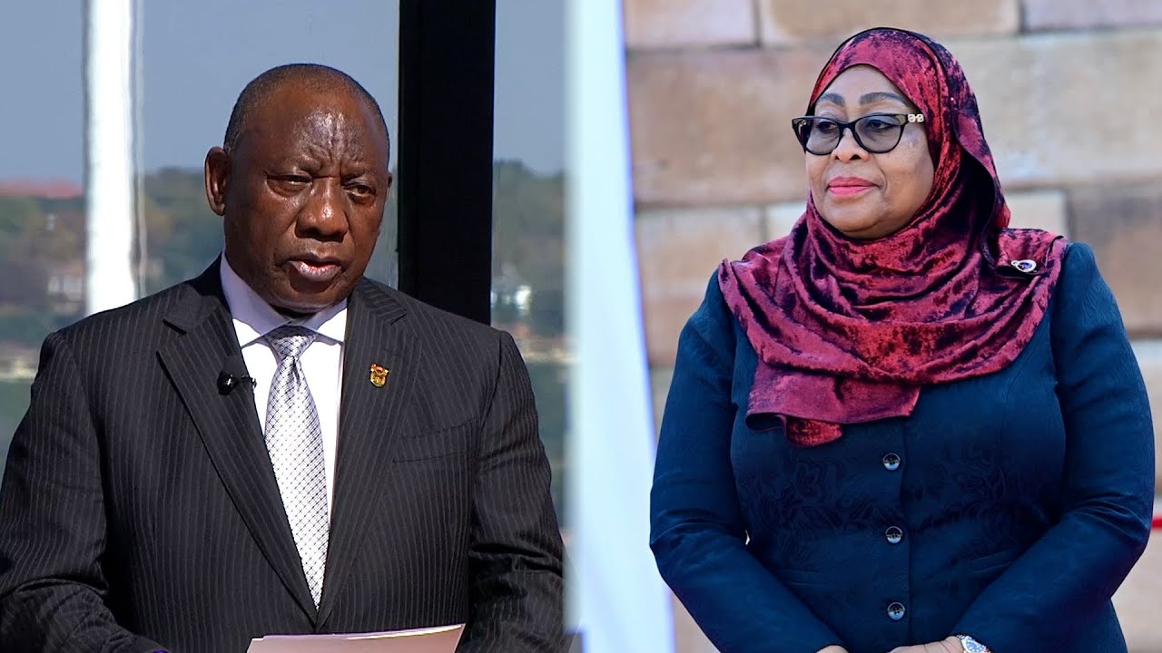TAZAMA RAIS SAMIA AKISHUHUDIA KUAPISHWA RAMAPHOSA AFRİKA KUSINI