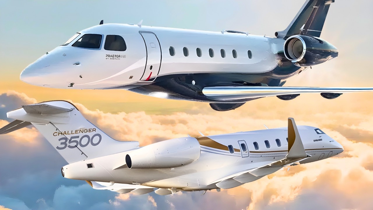 Embraer Praetor 600 против Bombardier Challenger 3500 – Полное сравнение реактивных самолетов.