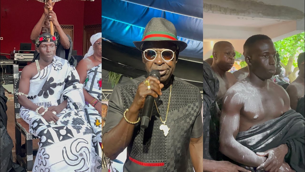 Watch How Abrantie Amakye Dede’s Nephew OKatakyie Kwabena was Crowned king At Asante AKyem Agogo🍾🥂