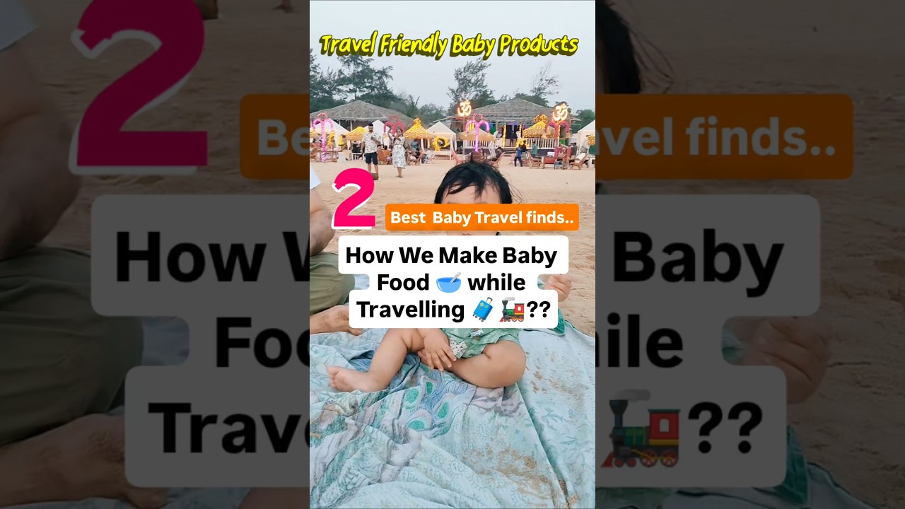 2 Best Baby Travel finds from Amazon #babyfoodmaker #babyproducts #momslife