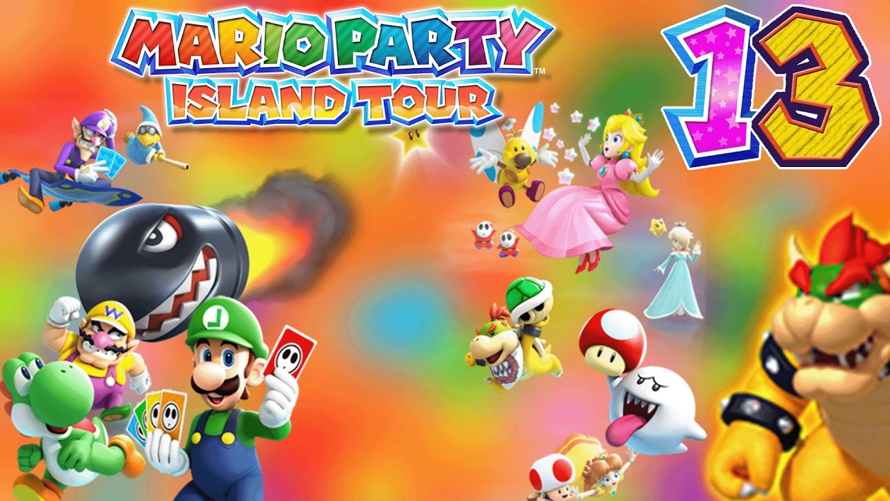 Mario Party: Island Tour (Nintendo 3DS) - Episode 13 - Balloon Race (5 Wins) (Minigame Mode)