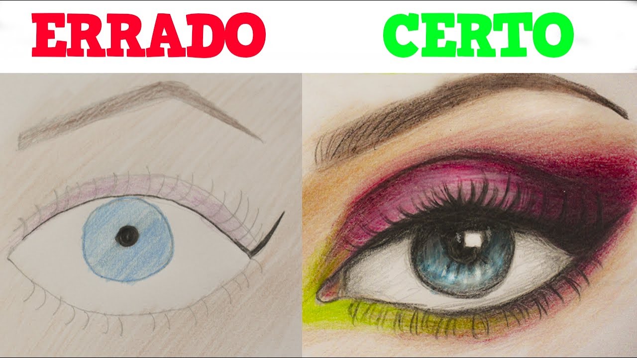 COMO DESENHAR UM OLHO DO JEITO CERTO