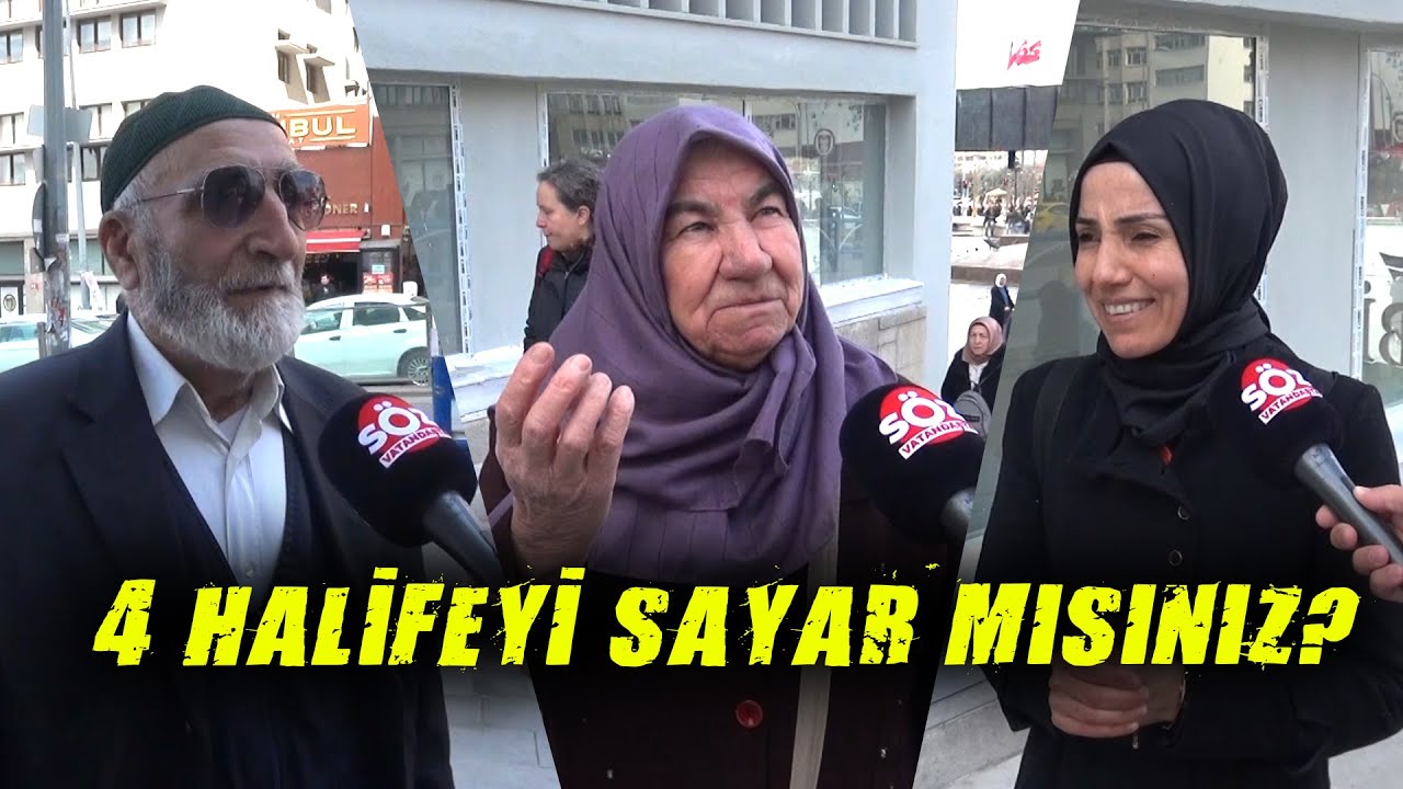 4 Halifeyi Sayar mısınız?
