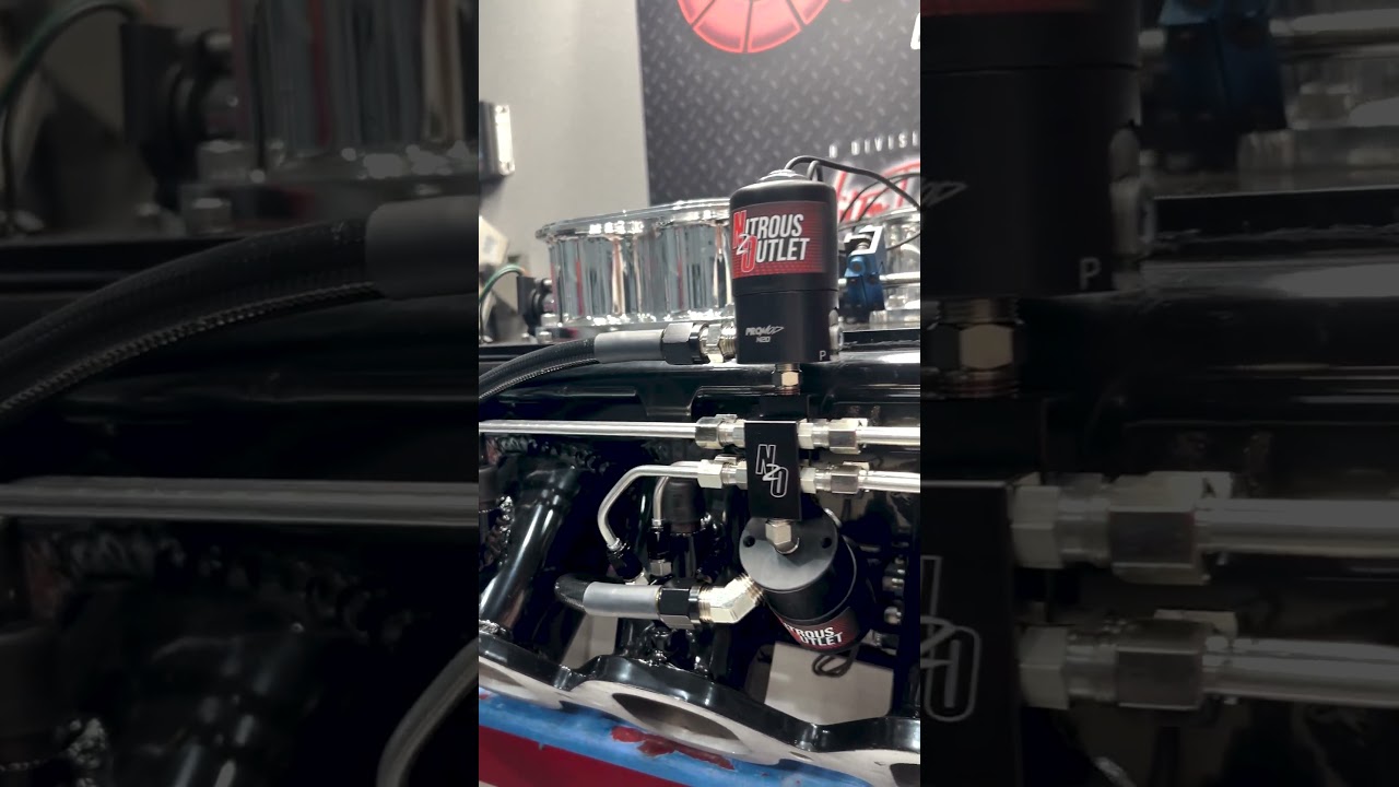 Intake Nitrous Flowing 💨💨💨 | Nitrous Outlet | #nitrous #racing #dragracing #nitrousoutlet #cars