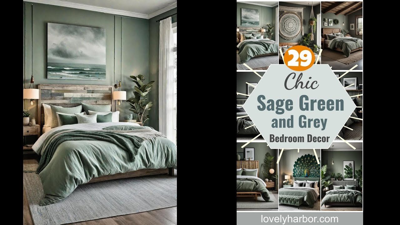 29 Sage Green and Grey Bedroom Ideas Chic Decor