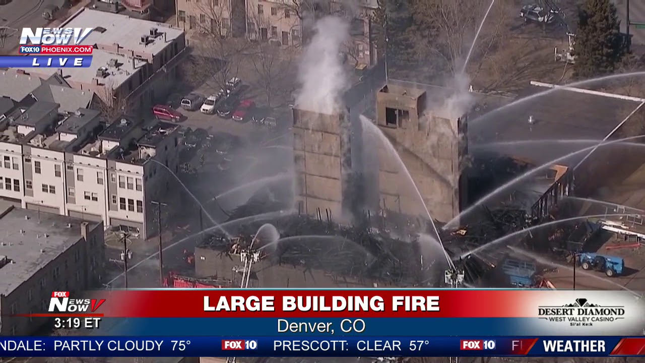 MULTI-ALARM FIRE: In building under construction in downtown Denver, CO (FNN)