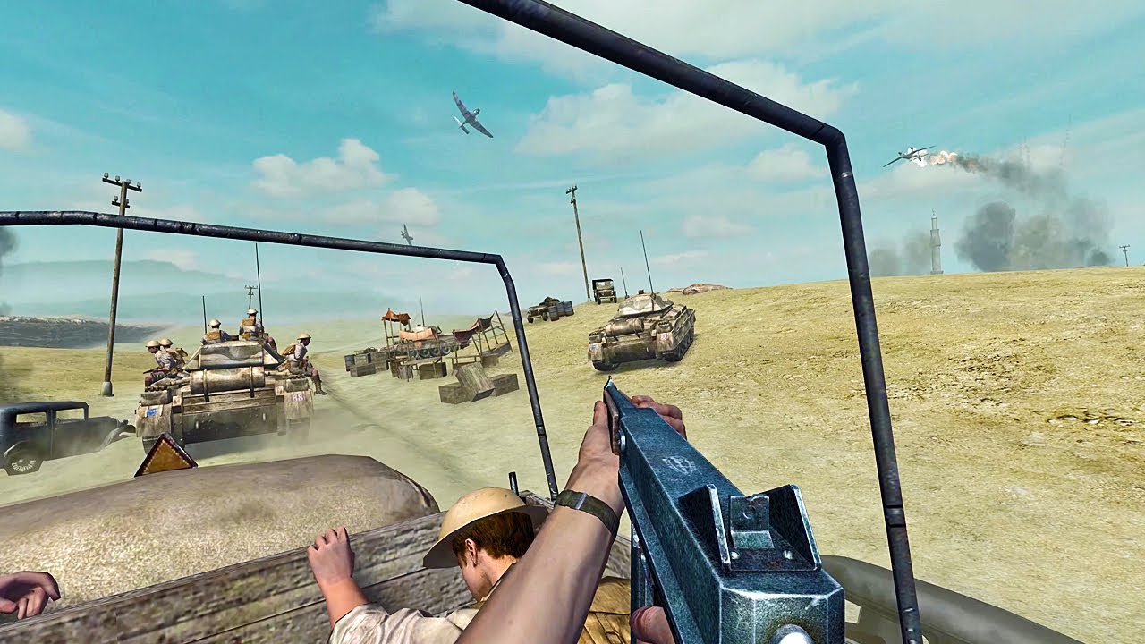 The End of the Beginning | El Daba, Egypt | Call Of Duty 2 (2005) | No HUD | RTX 4090 | 4K Ultra