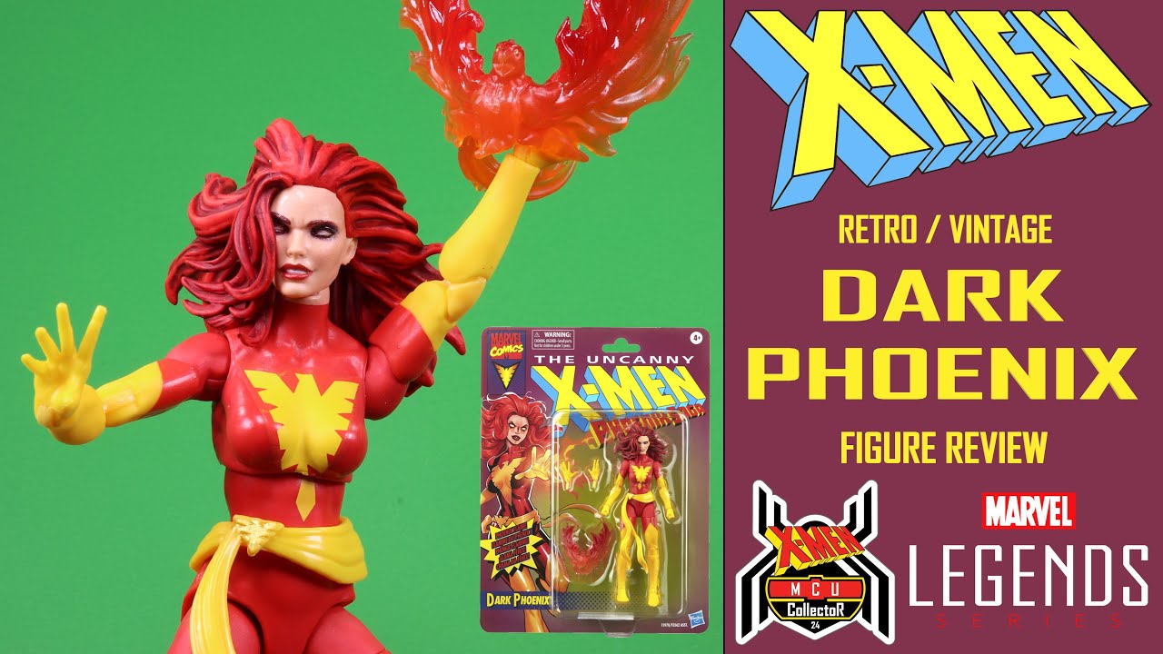 Обзор винтажной коллекционной фигурки Marvel Legends Retro X-Men DARK PHOENIX Saga JEAN GREY