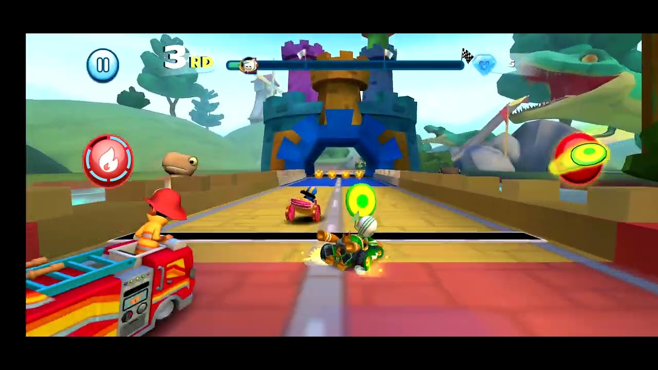Disney All Star Racers Louie Gameplay 