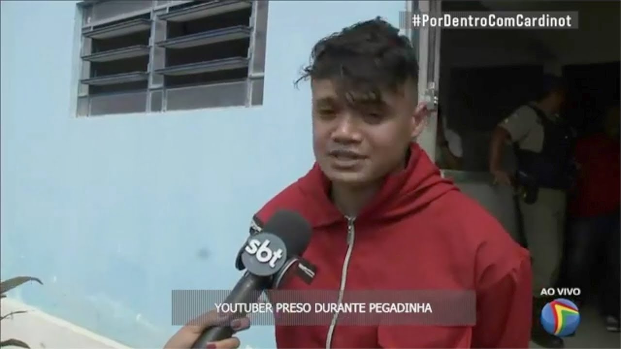 YOUTUBER preso durante pegadinha