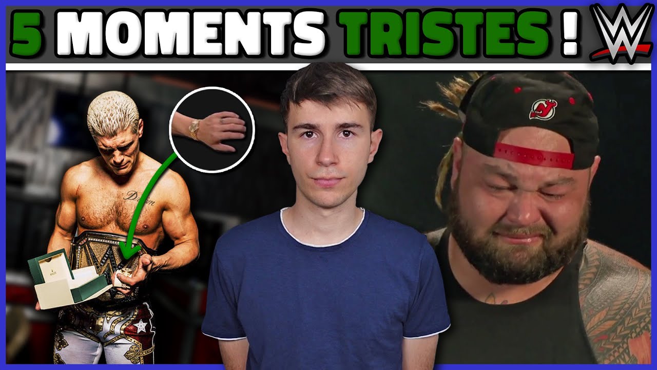 5 moments TRISTES à la WWE !