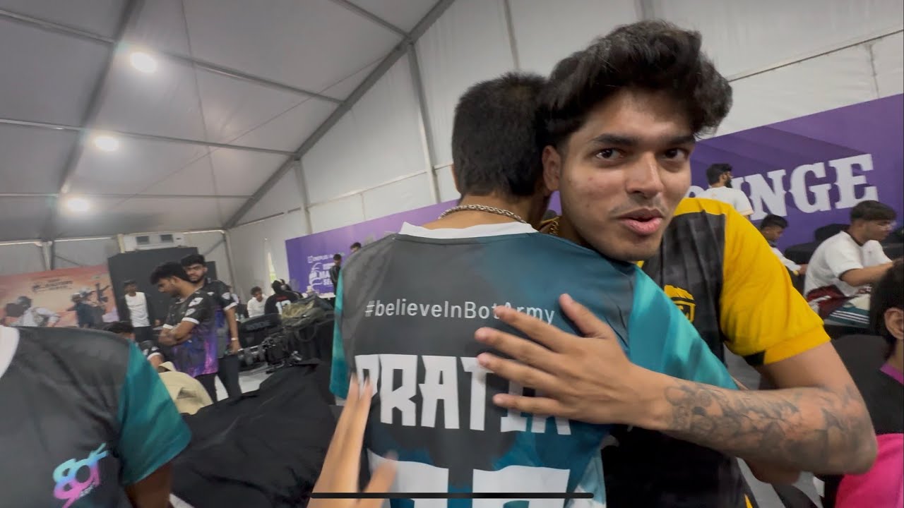 Ep:6 Playing first time in LAN | Pratik finally met Jonathan❤️ | KIE Rising star