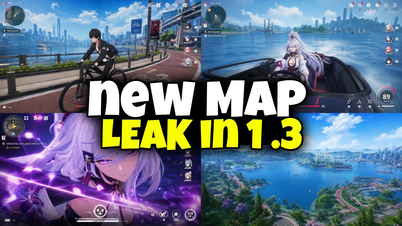 NEW 1.3 MAP LEAK!!! HUGE NEW DISTRICT, BOATS & BIKES + ZANKOU KIT SPLIT [NTE]