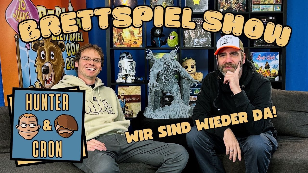 Wir sind wieder da – Hunter & Cron Brettspielshow - Folge 1.1