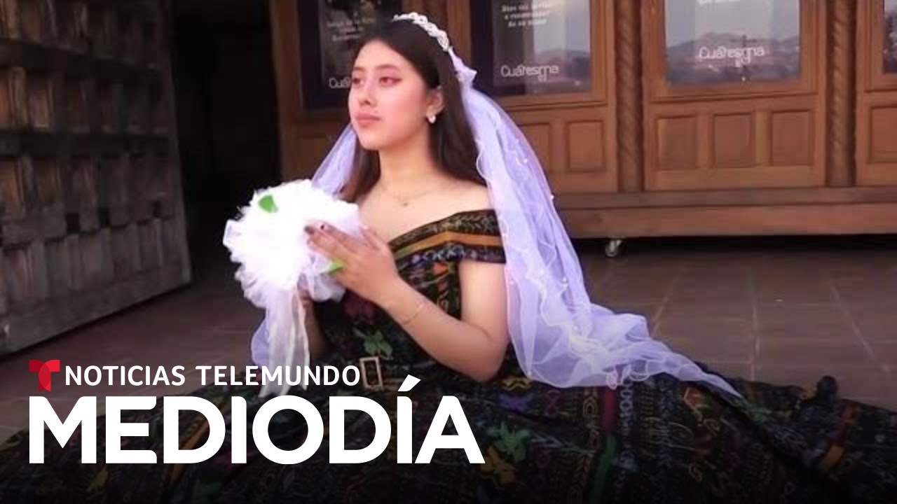 Los vestidos de novia con los que honran raíces mayas | Noticias Telemundo