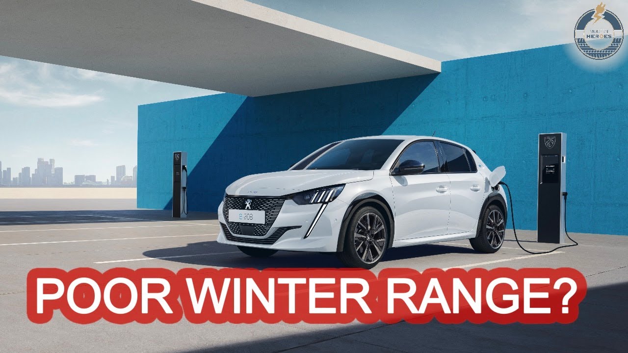PEUGEOT E-208 WINTER RANGE TEST!