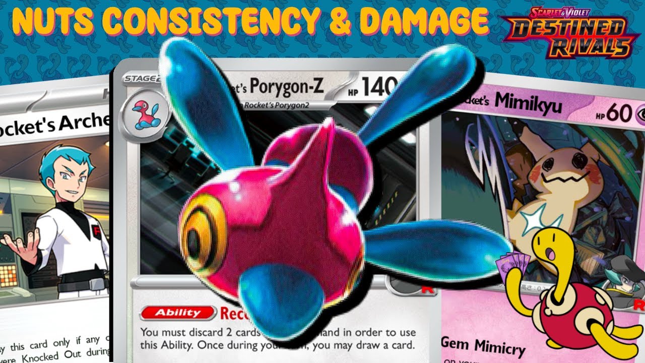 Porygon Z is a CRAZY FUN New SINGLE PRIZE Menace! Pokemon TCGL Destined Rivals