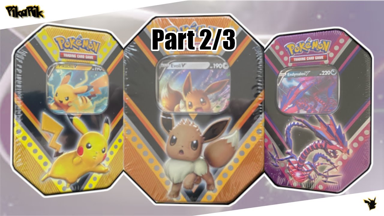 Pokémon EVOLI V Tin Box Opening - Herbst 2020 Tins Opening Part 2/3 - Evoli gönnt uns! | PikaRik
