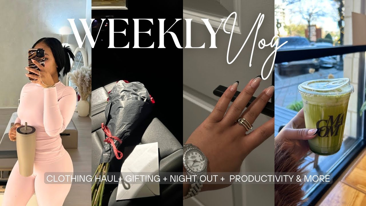 weekly vlog| I love gift giving… being productive  + recovering sickness + trip prep & more 