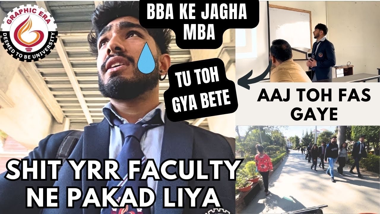 PRESENTATION DETE HUE PAKDA GYA|AJ TOH FAS GAYE|6 MONTHA KE BAAD GYA COLLEGE|DAY#65