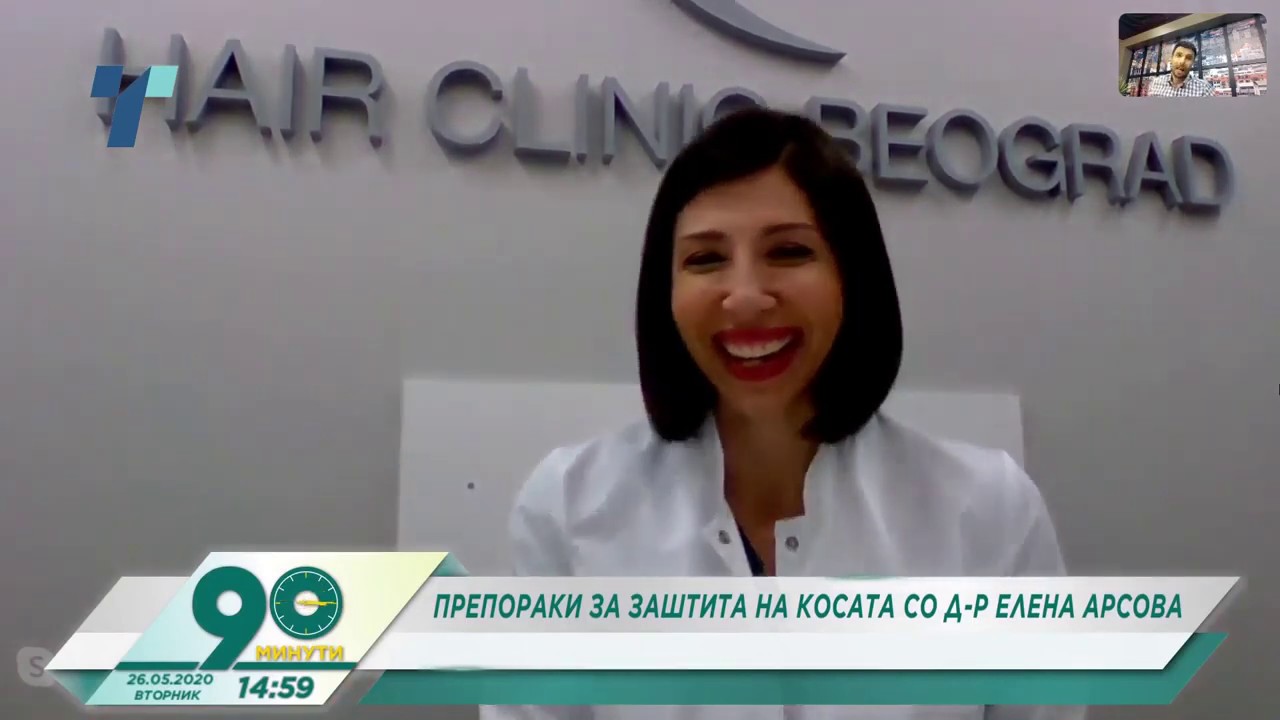 dr Elena Arsova za Telma televiziju