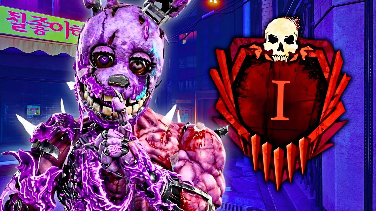 High Level Springtrap Gameplay - Dead by Daylight (No Commentary)