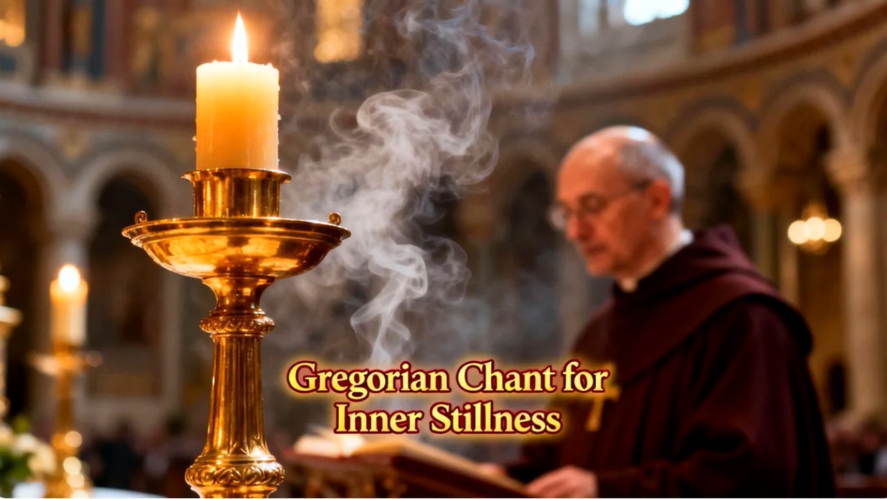 Gregorian Chant for Healing Sleep and Divine Light | Benedictine Ambience and Sacred Grace