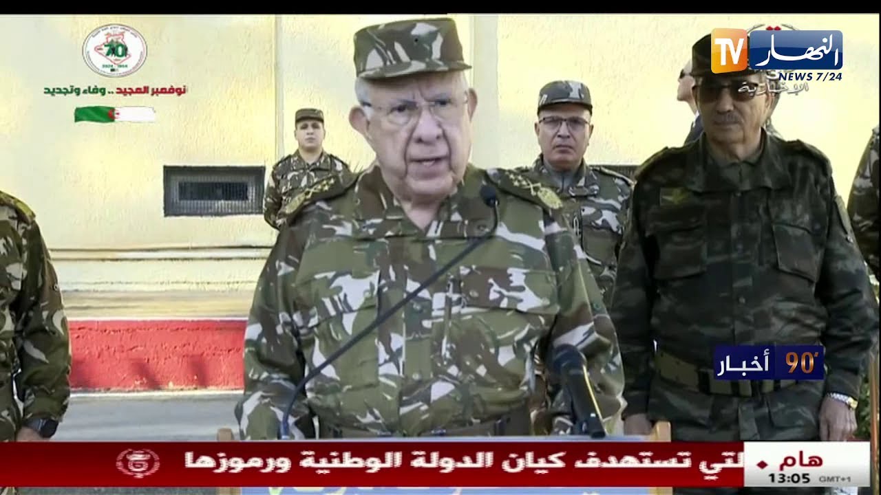 الفريق أول السعيد شنقريحة يشرف على التنصيب الرسمي لقائد القوات البرية الجديد