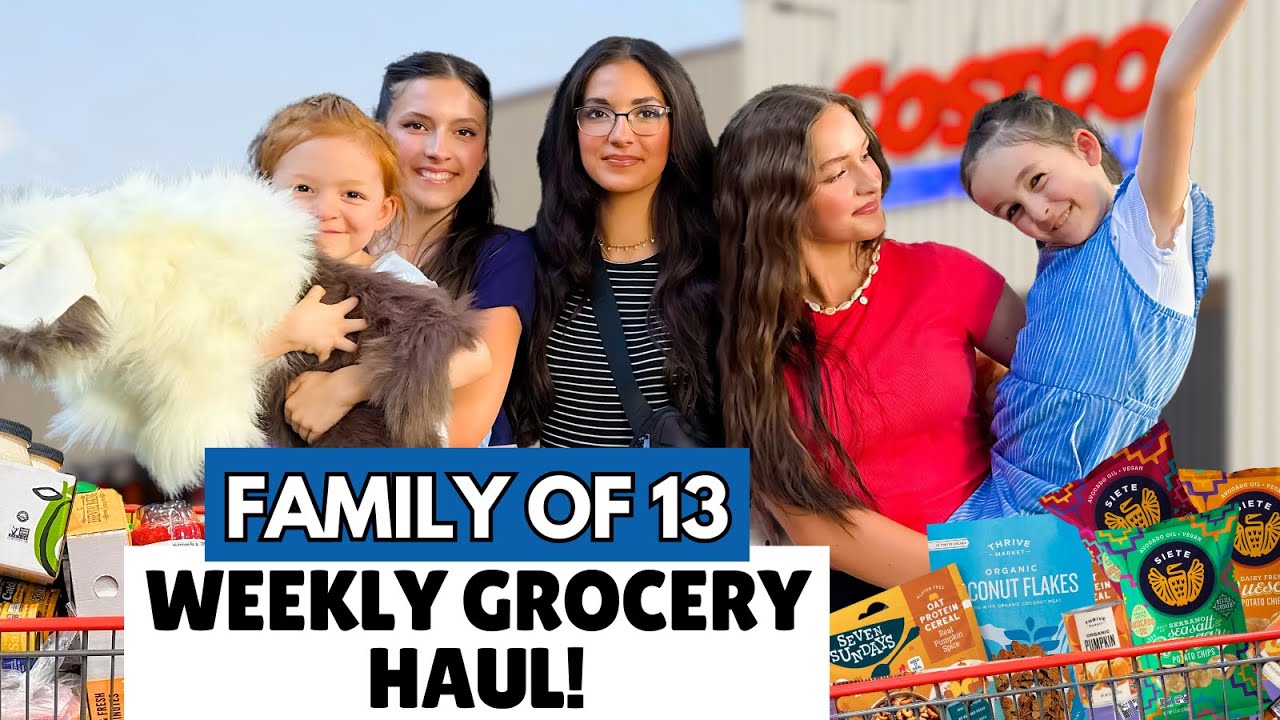 MASSIVE $1000 Weekly Grocery Haul for Our FAMILY OF 13! June Total: $4,398.12!