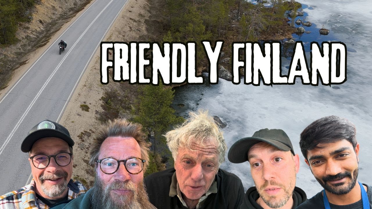 Frozen Roads & Funny People – Finland by Motorbike | EOE EP16 🇫🇮